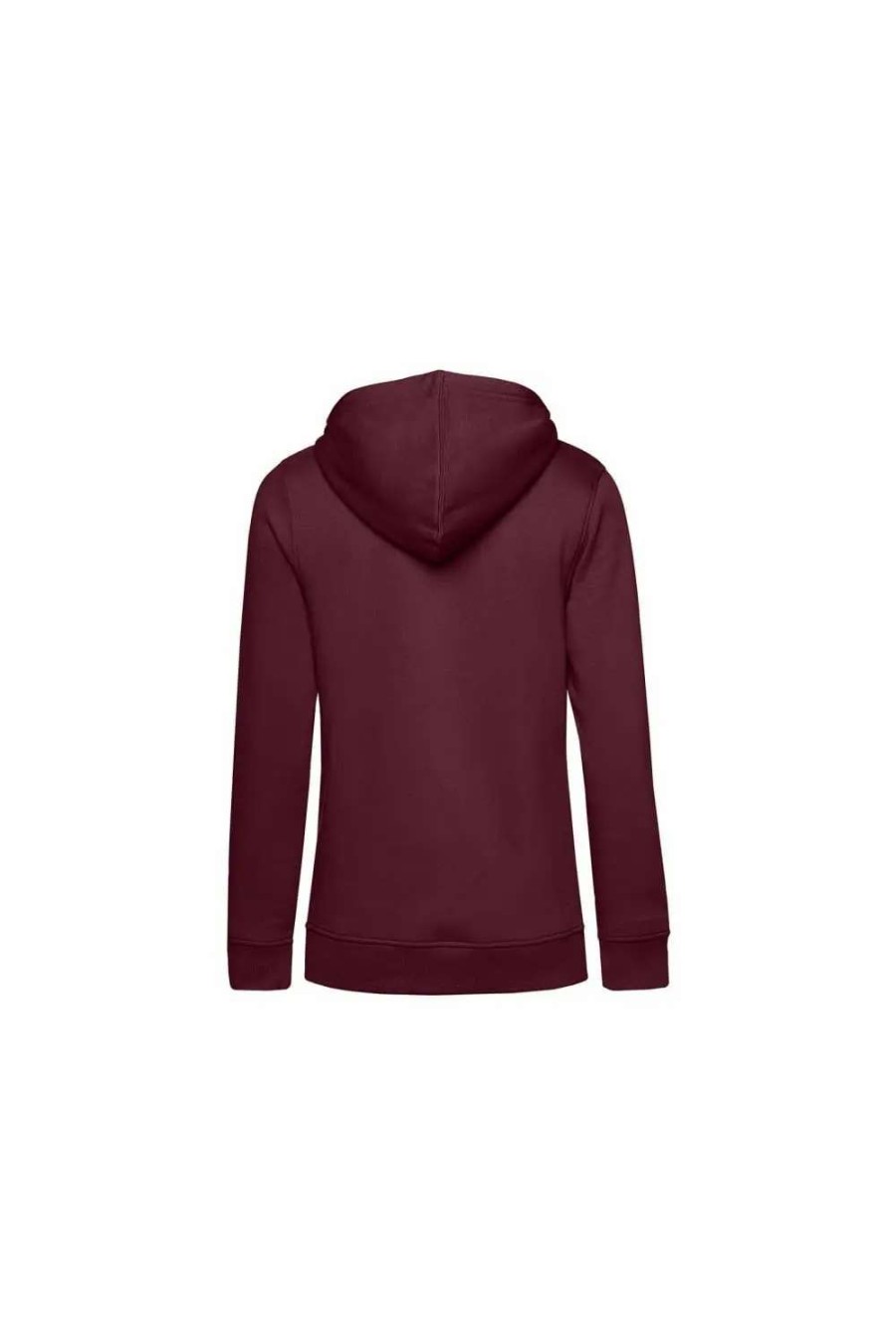 Wholesale B&C B&C Womens/Ladies Organic Hoodie ( ) Burgundy