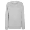 Wholesale Of The Loom Fruit Of The Loom Ladies Fitted Lightweight Raglan Sweatshirt (240 Gsm) ( ) Heather Grey