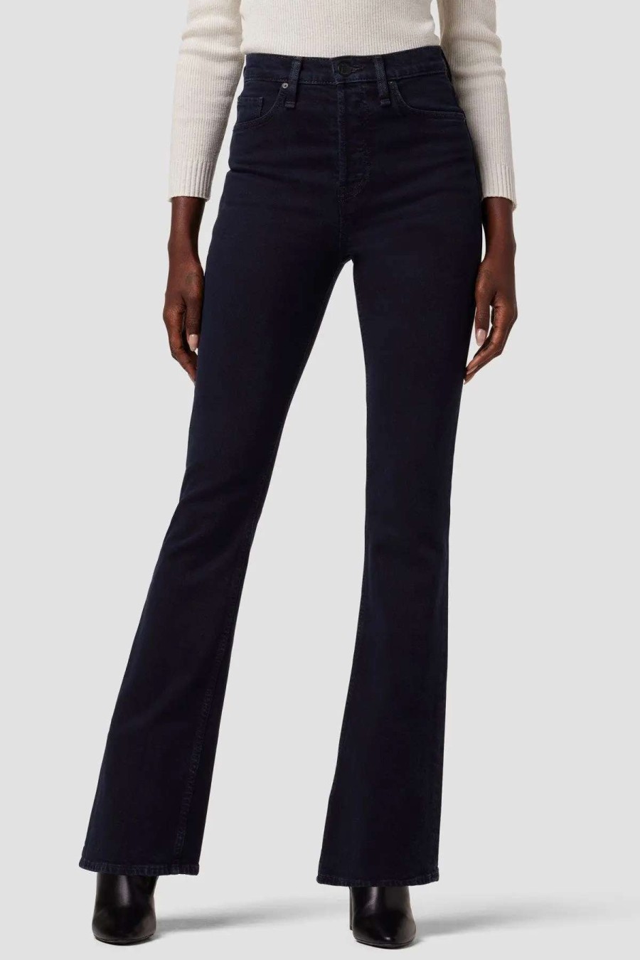 Best Hudson Jeans Faye Ultra High-Rise Flare Jean River