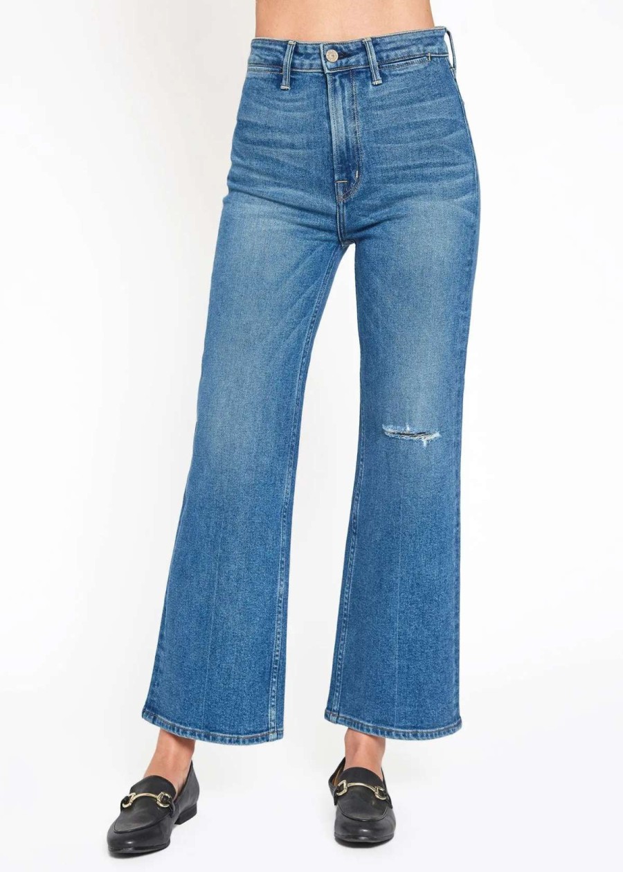 Best Noend Denim Queen High Rise Wide Leg Crop Santa Rosa