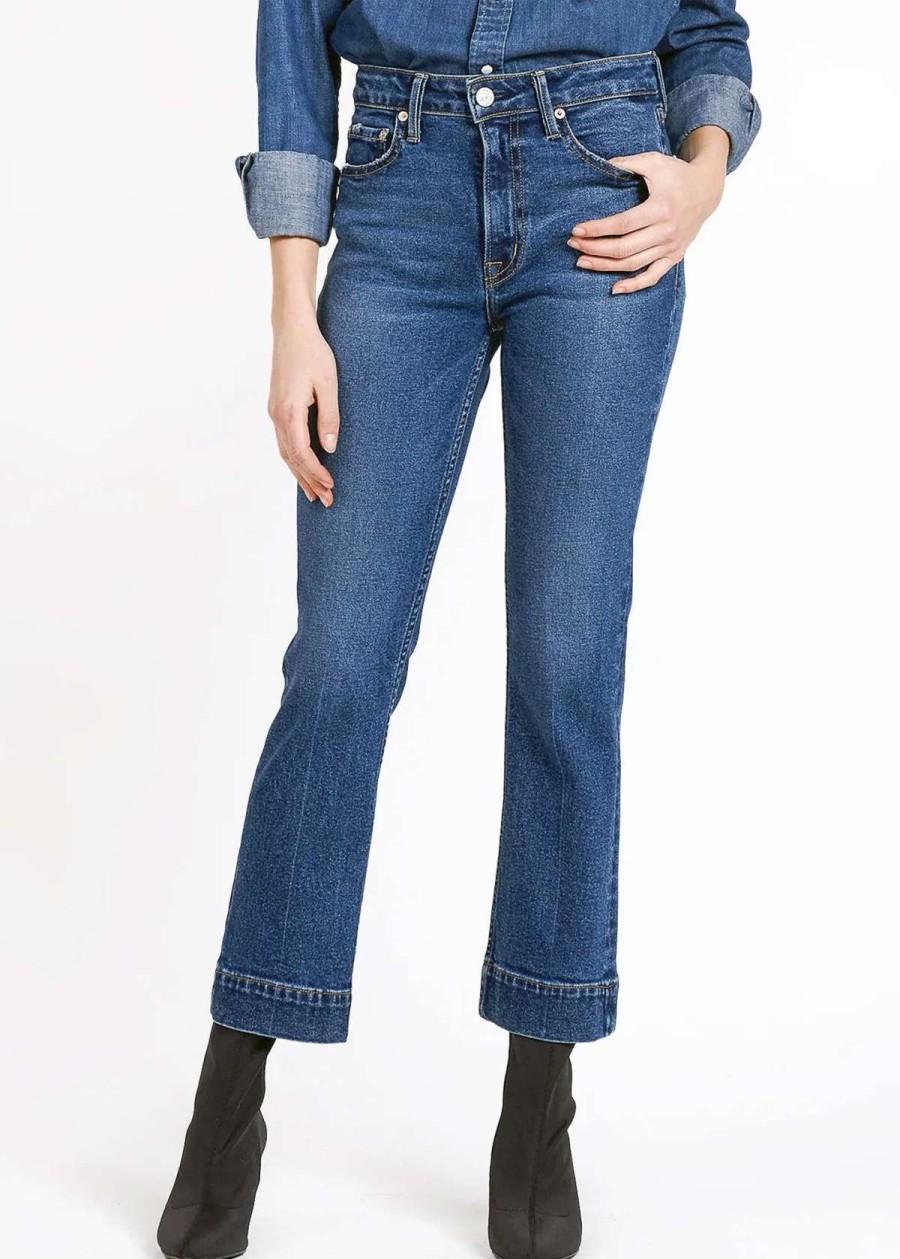 Clearance Noend Denim Farrah Kick Flare In Bella