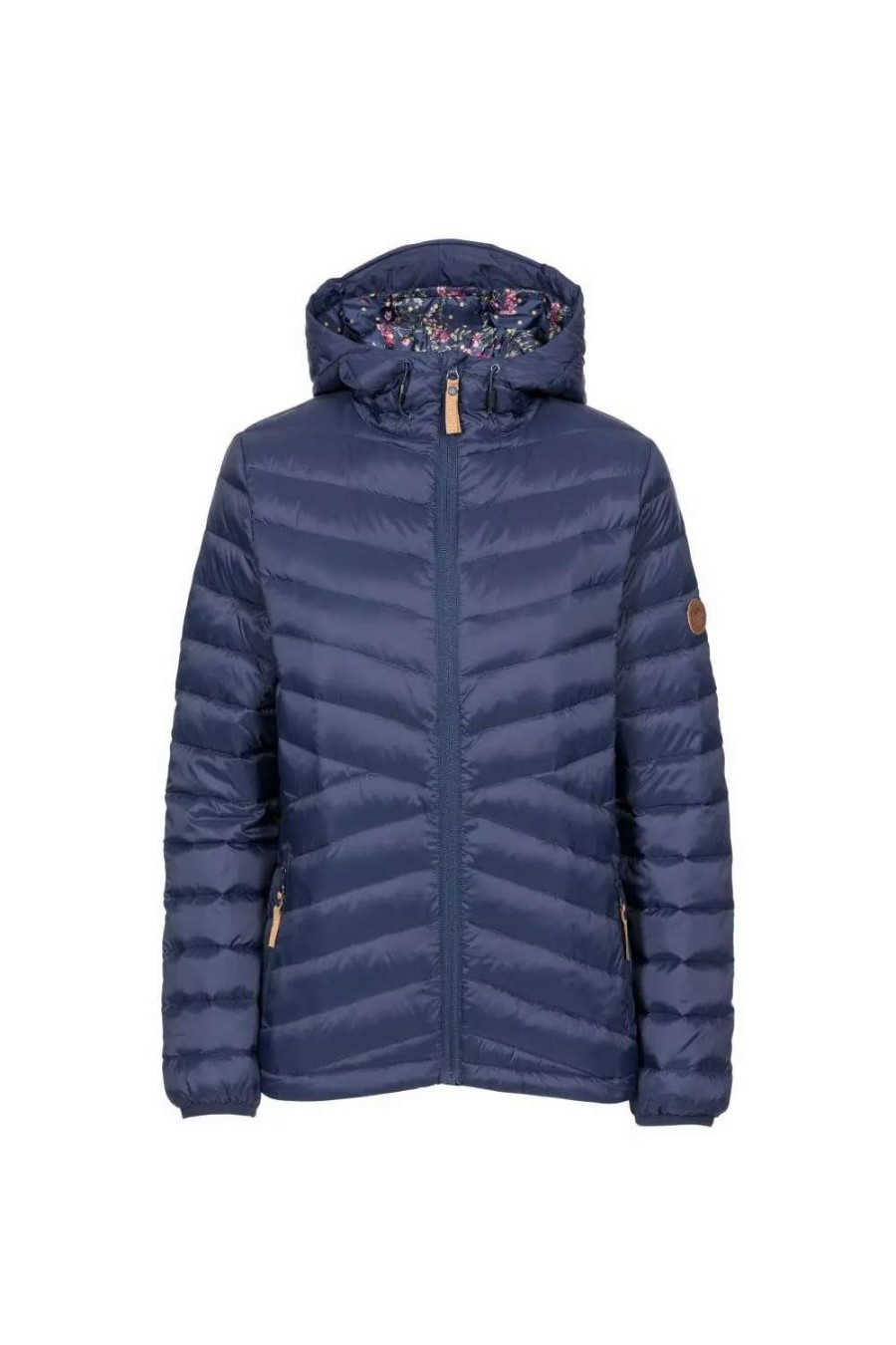 Hot Trespass Womens/Ladies Thora Down Jacket Navy