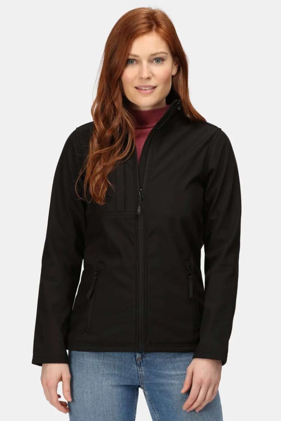 Clearance Regatta Professional Womens/Ladies Octagon Ii Waterproof Softshell Jacket ( ) Black/Black