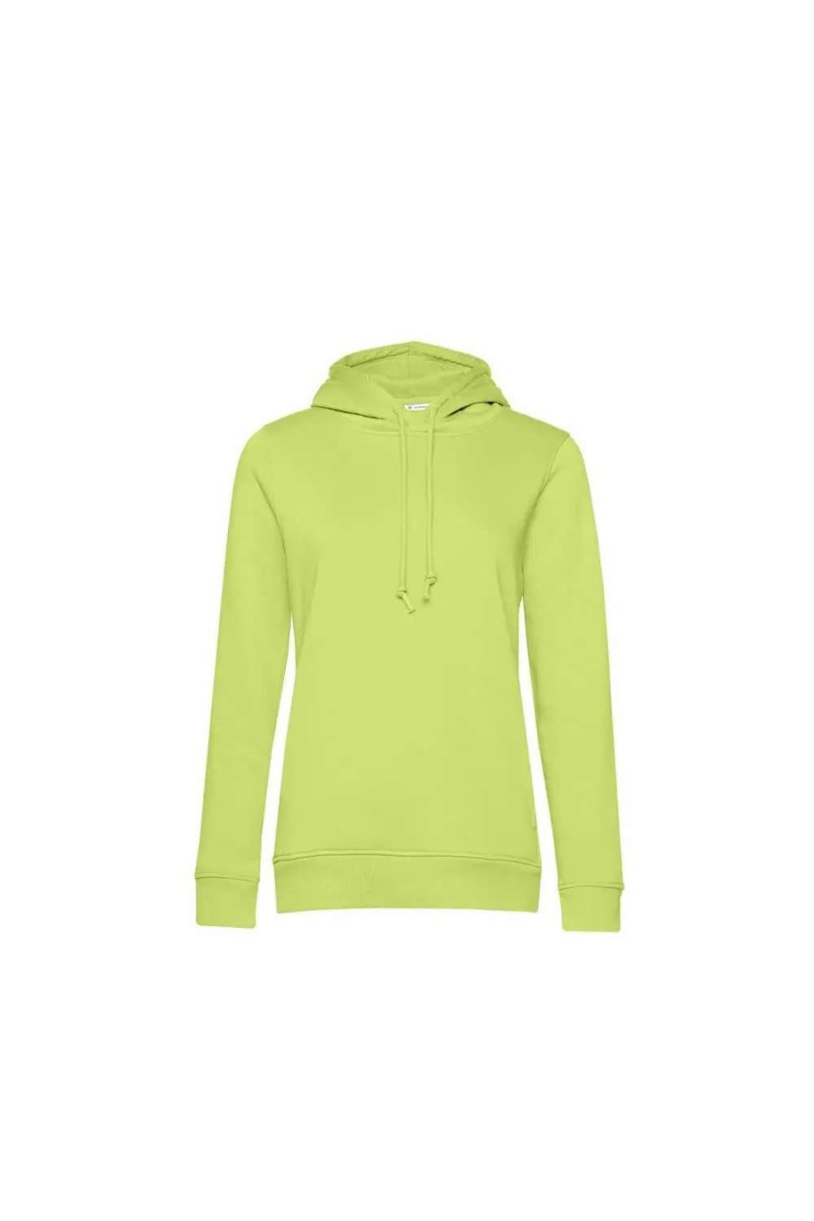 New B&C B&C Womens/Ladies Organic Hoodie ( ) Lime Green