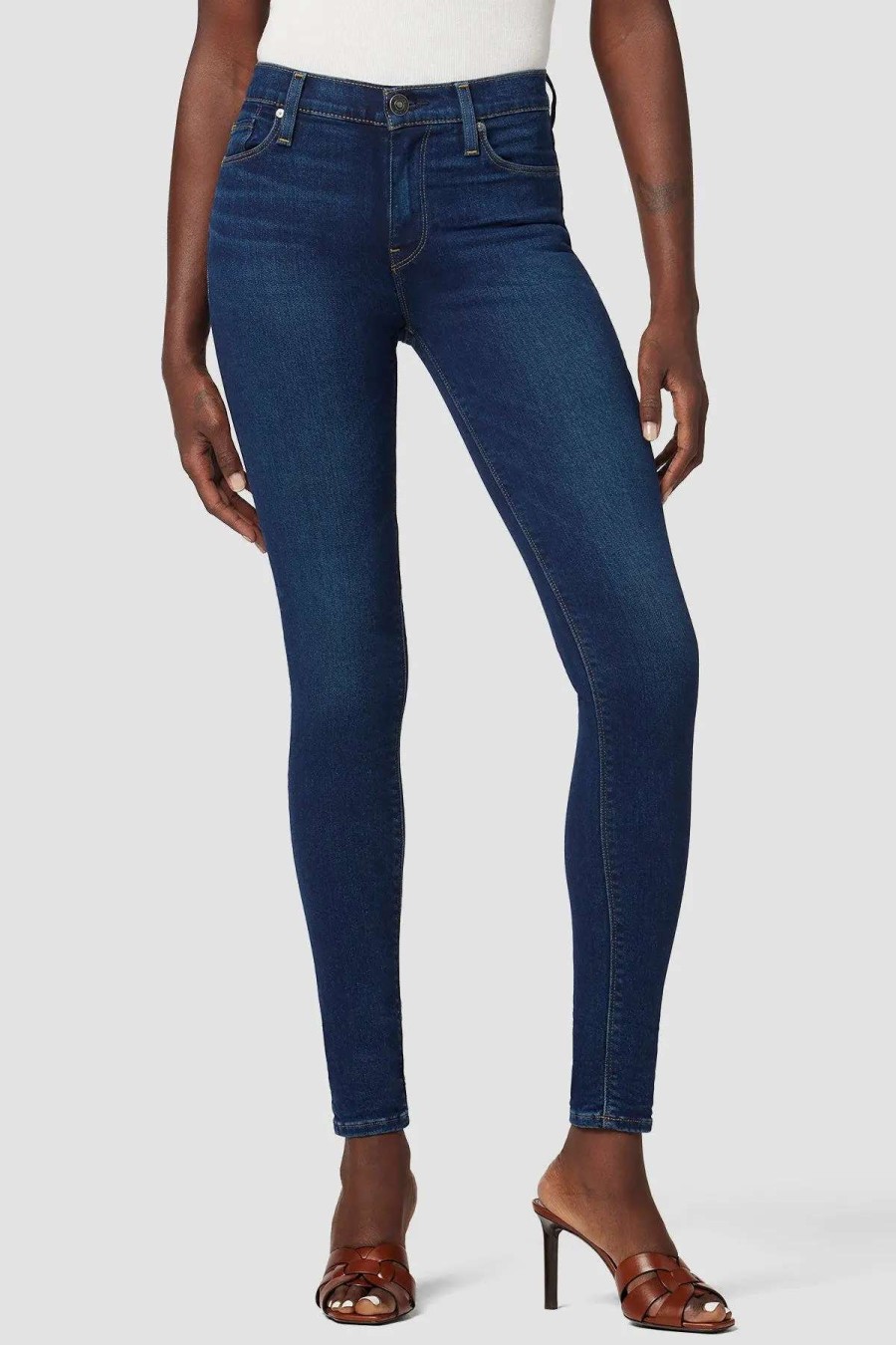 Best Hudson Jeans Nico Mid-Rise Super Skinny Jean Obscurity