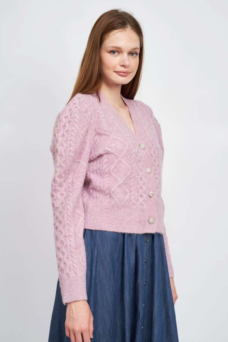 Best En Saison Rka Cardigan Lilac