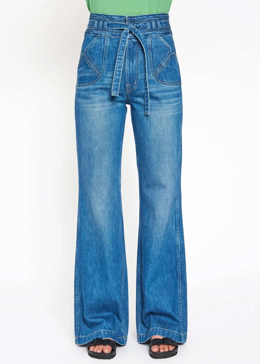 Clearance Noend Denim Bella Seamed Pocket Flare Bend