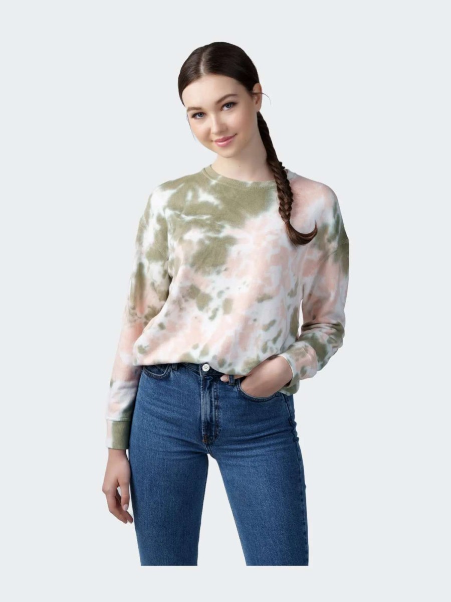 New Shiraleah Rae Tie Dye Sweatshirt, Green