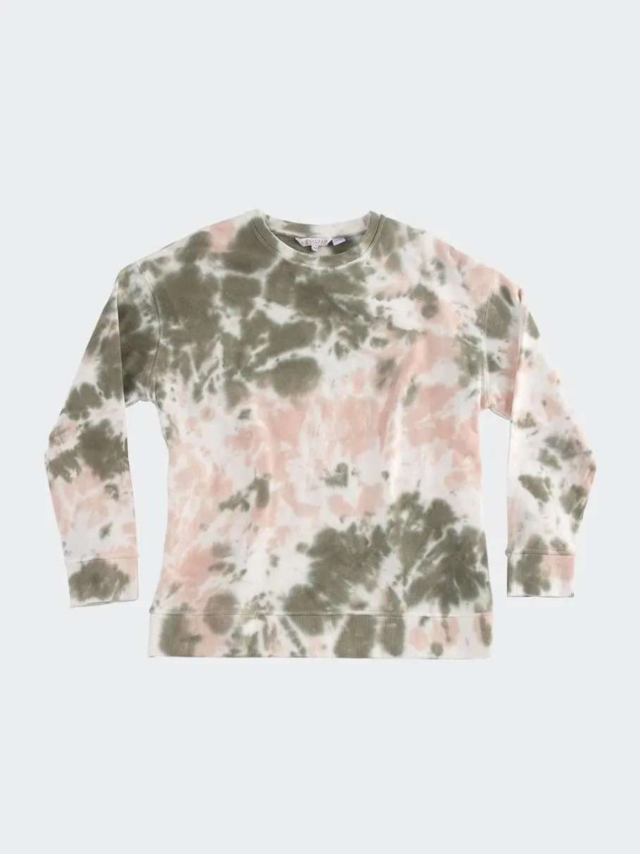 New Shiraleah Rae Tie Dye Sweatshirt, Green