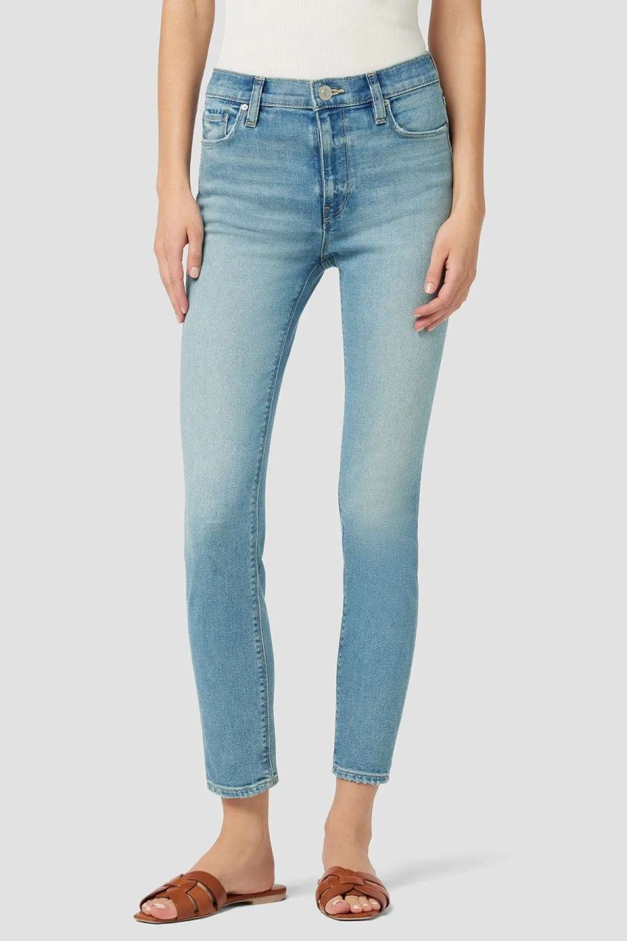 Hot Hudson Jeans Barbara High-Rise Super Skinny Ankle Jean Universal