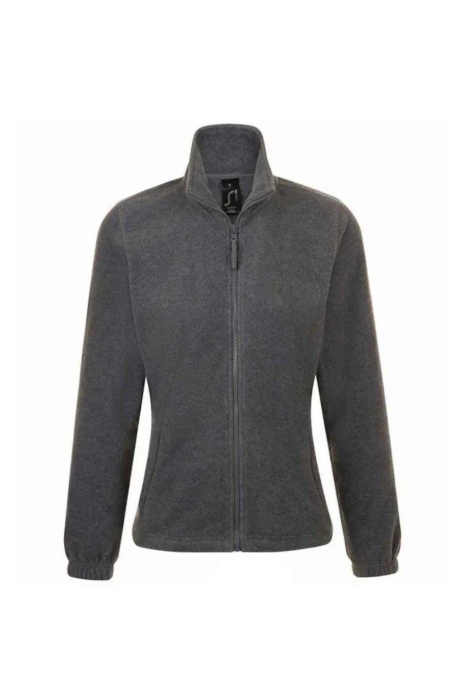 Best Sols Womens/Ladies North Full Zip Fleece Jacket ( ) Gray Marl