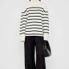 Clearance Anine Bing Courtney Sweater Ivory And Black Stripe