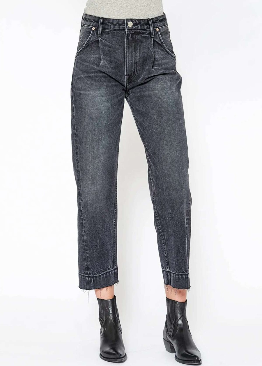 Clearance Noend Denim Lou 90'S Comfort Crop In Potomac