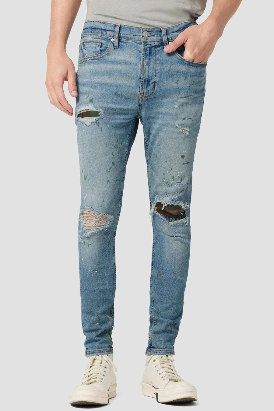 Clearance Hudson Jeans Zack Skinny Jean Indigo Army