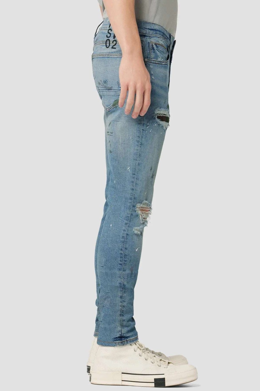 Clearance Hudson Jeans Zack Skinny Jean Indigo Army