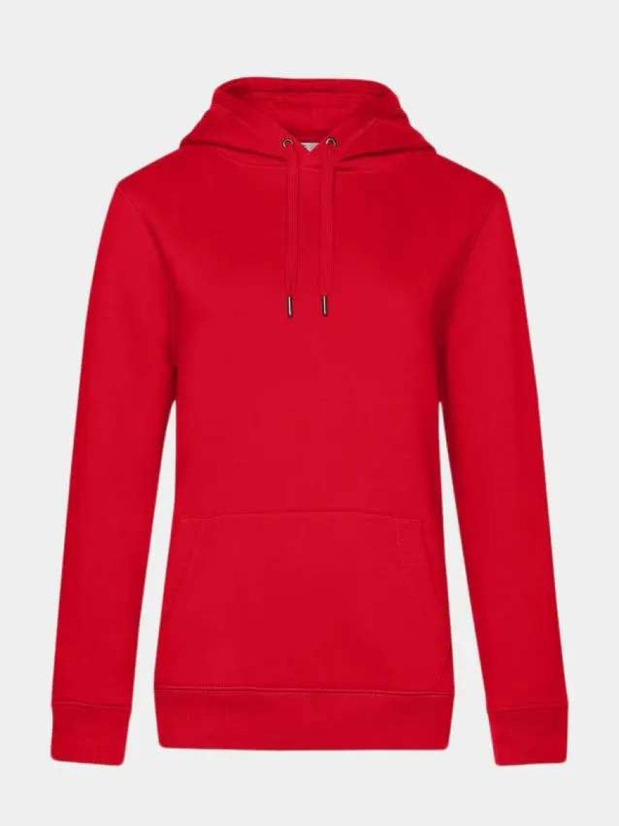 Hot B&C B&C Womens/Ladies Queen Hoody Red