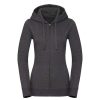 Online Russell Womens/Ladies Authentic Zipped Hoodie ( ) Charcoal Melange