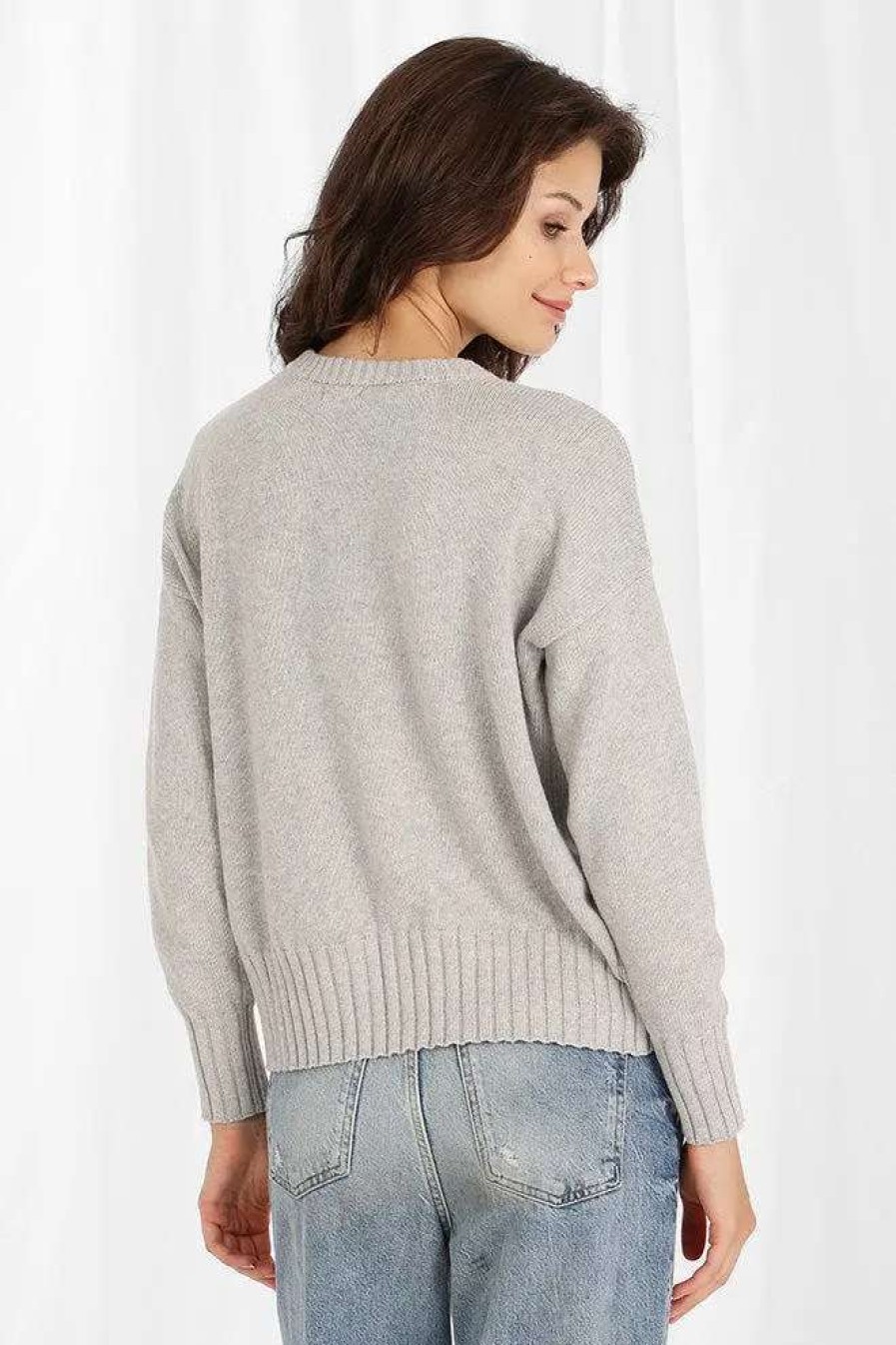 Best Minnie Rose Cotton/Cashmere Poppy Crew Pullover