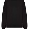 Clearance Awdis Womens/Ladies Sweatshirt Deep Black