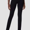 New Hudson Jeans Nico Mid-Rise Straight Leg Supermodel Jean Black