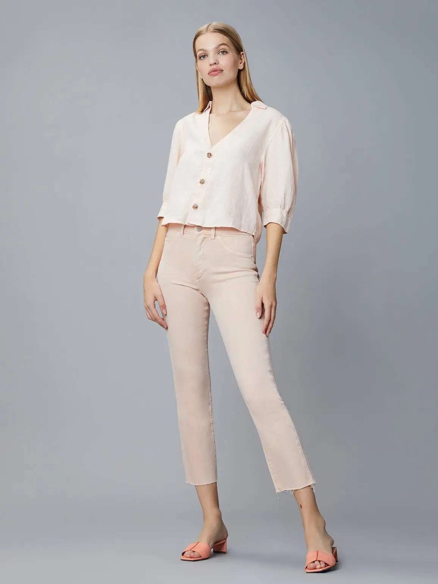 Wholesale Dl1961 Patti Straight High Rise Vintage Ankle Bellini Raw