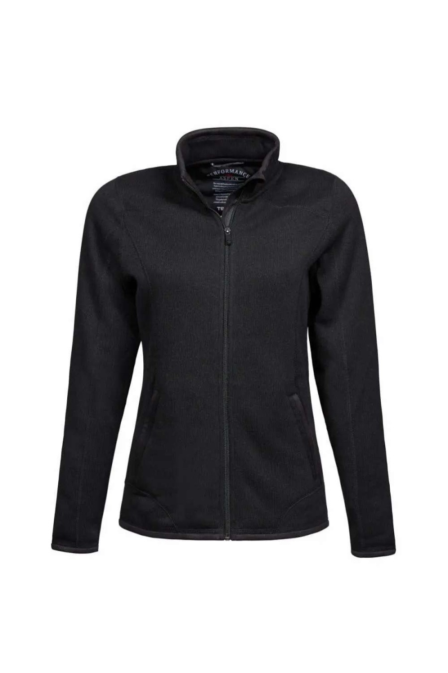 Hot Tee Jays Womens/Ladies Full Zip Aspen Jacket ( ) Black