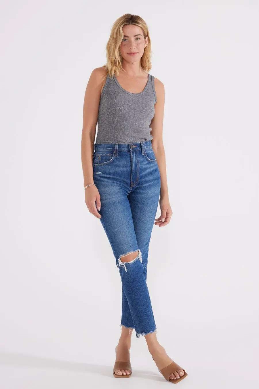 New Etica Marcella High Rise Slim Jeans Cedar Breaks