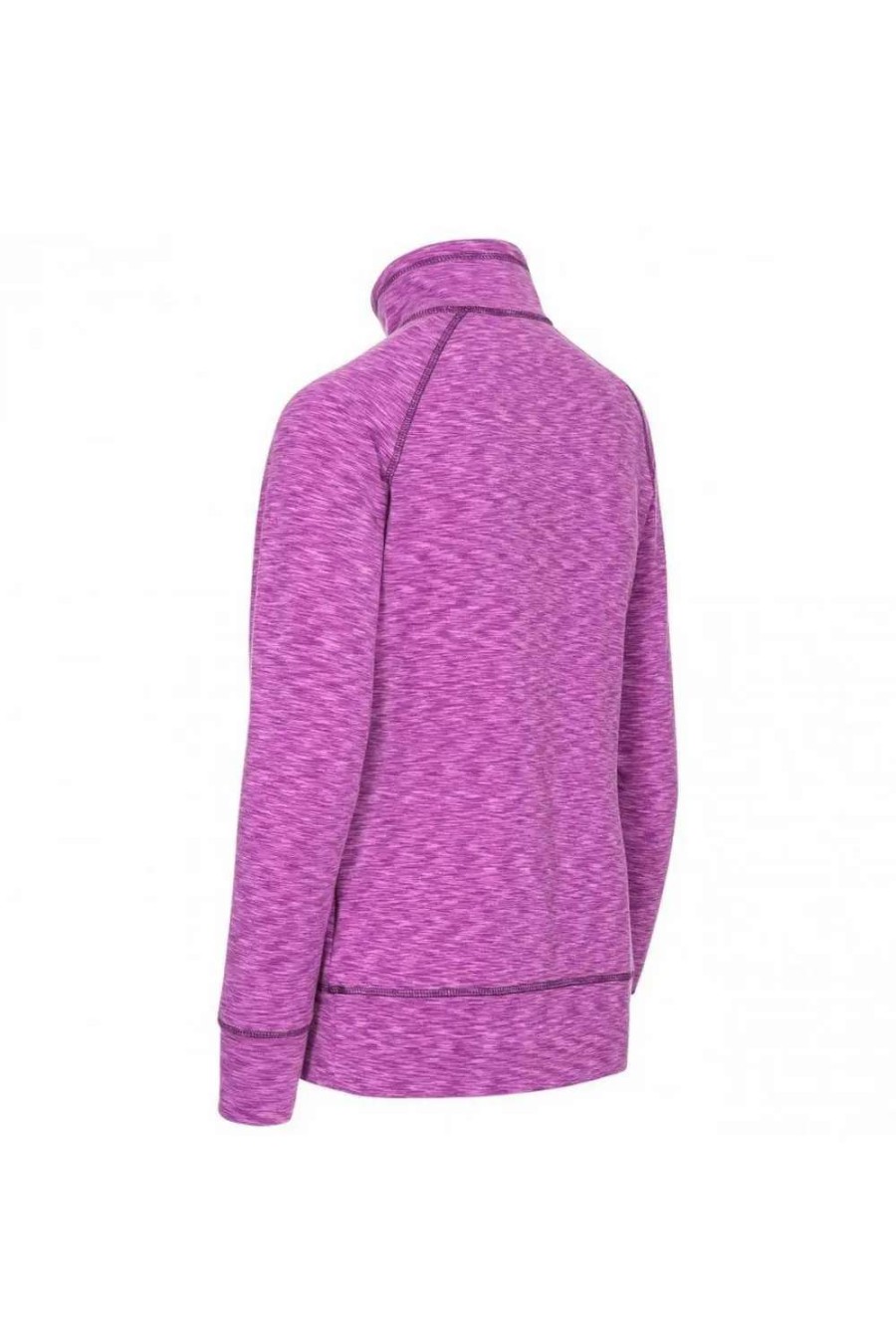 Online Trespass Womens/Ladies Moxie Half Zip Fleece Top Purple Orchid Marl