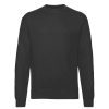 New Of The Loom Fruit Of The Loom Unisex Adult Classic Drop Shoulder Sweatshirt ( ) Black