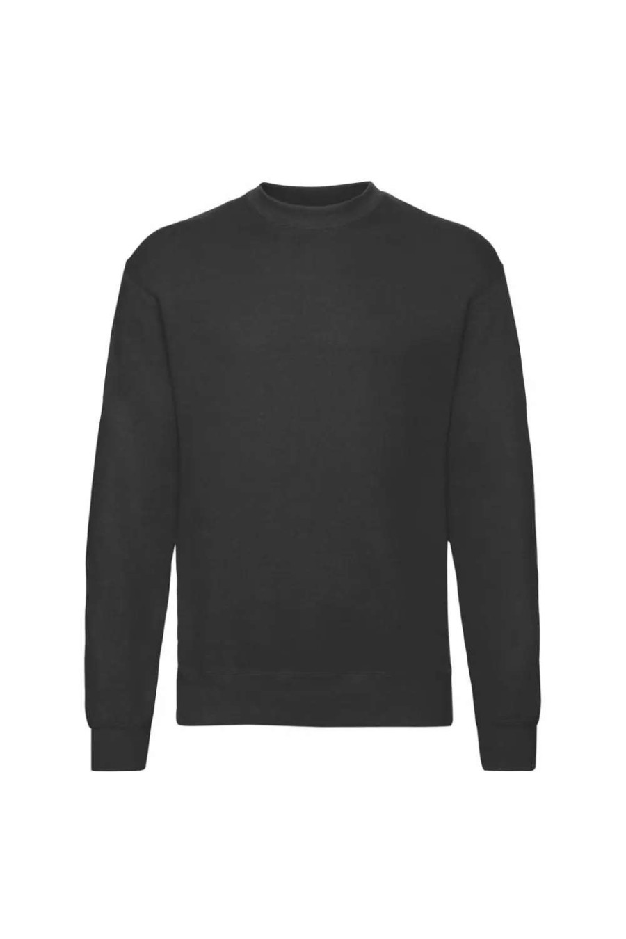 New Of The Loom Fruit Of The Loom Unisex Adult Classic Drop Shoulder Sweatshirt ( ) Black