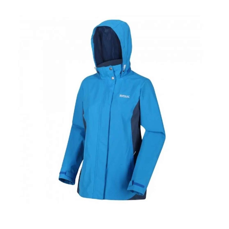 Best Regatta Great Outdoors Womens/Ladies Daysha Showerproof Shell Jacket ( ) Blue Aster/Dark Denim