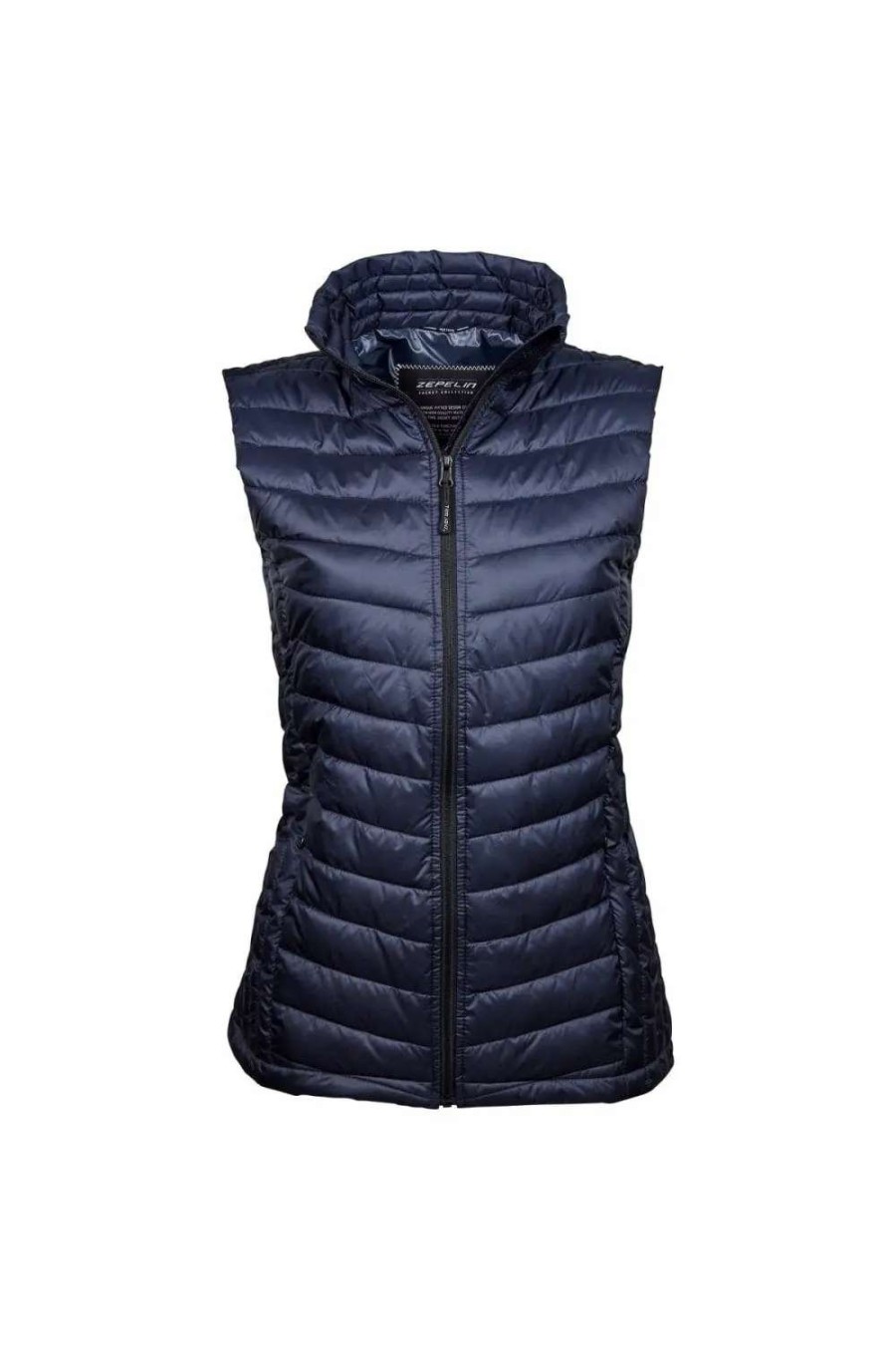 Hot Tee Jays Womens/Ladies Padded Zepelin Vest Jacket / Gilet ( ) Deep Navy