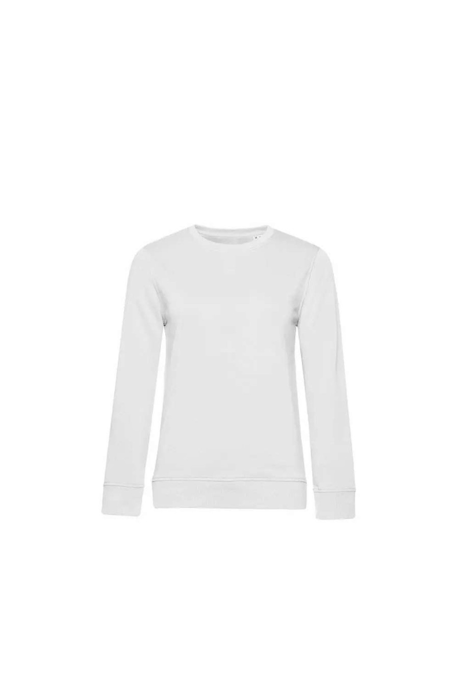 Clearance B&C B&C Womens/Ladies Organic Sweatshirt ( ) White