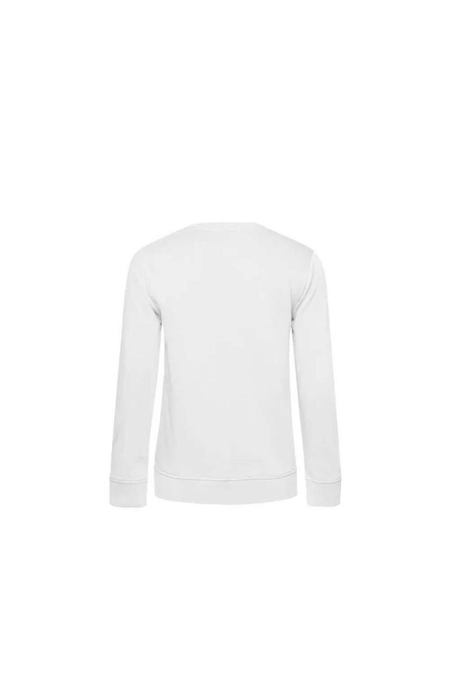 Clearance B&C B&C Womens/Ladies Organic Sweatshirt ( ) White