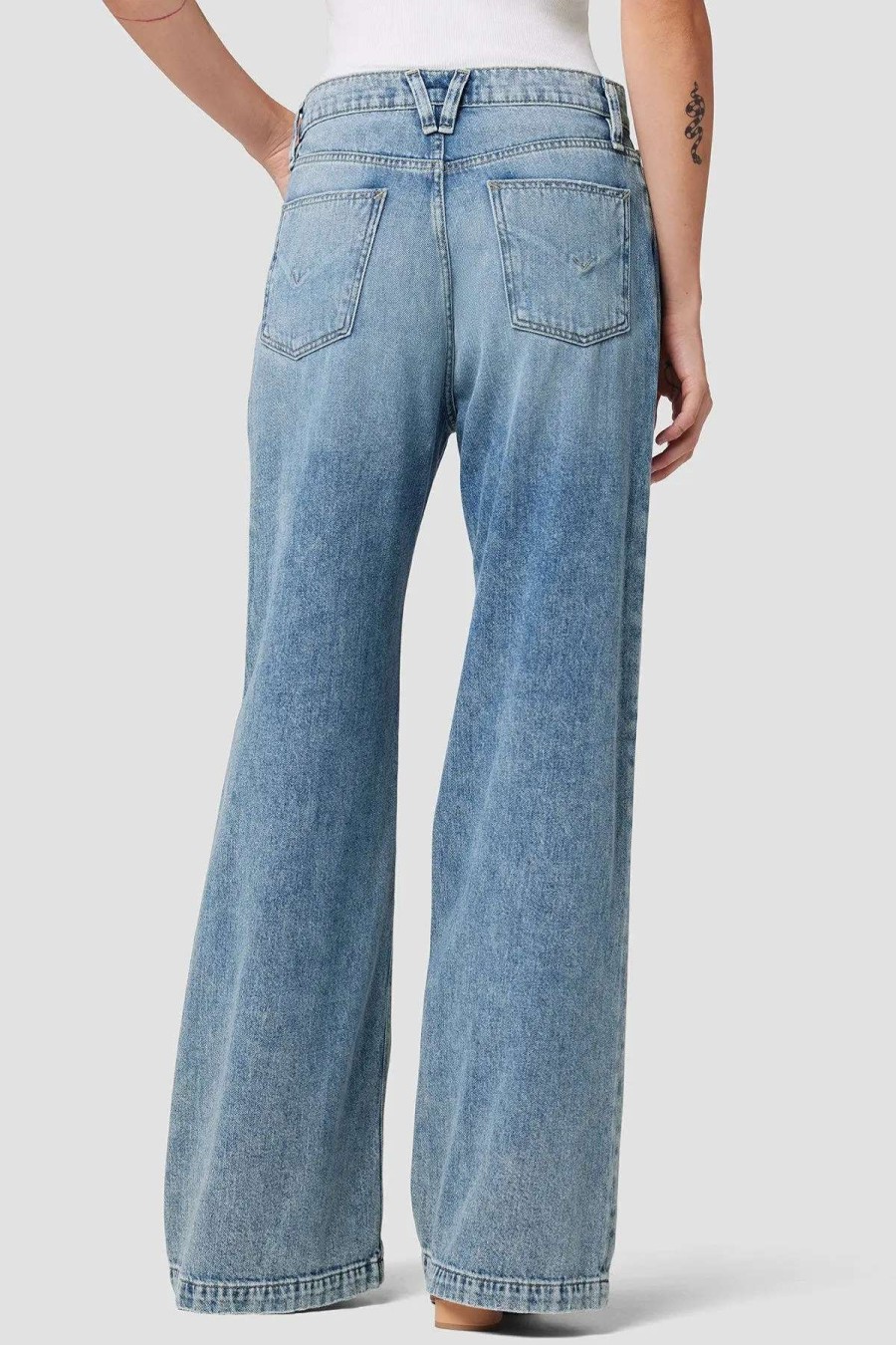 Best Hudson Jeans Ie High-Rise Loose Wide Leg Jean Young At Heart