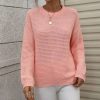 Online Anna-Kaci Solid Textured Knit Fall Sweater