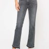 Hot Noend Denim Farrah Kick Flare In Philly Black