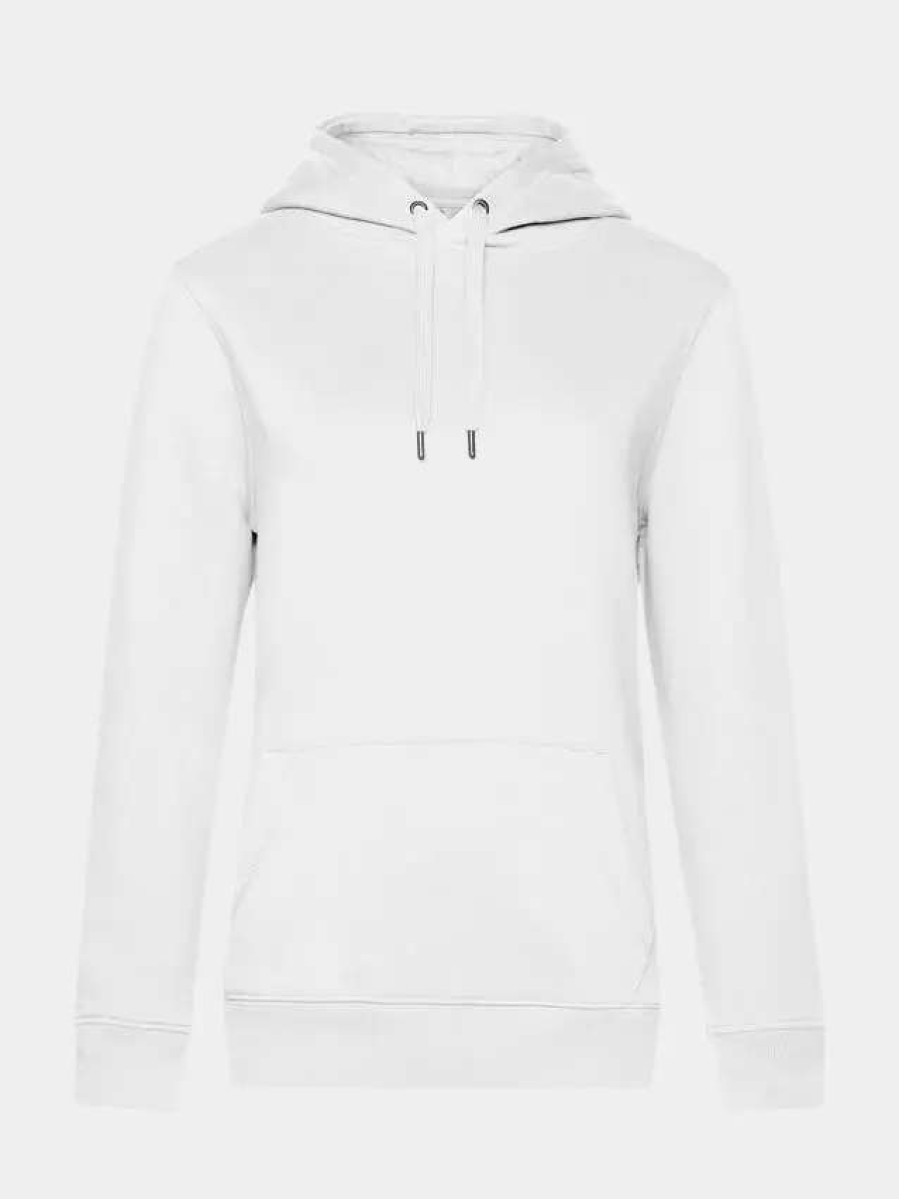 Clearance B&C B&C Womens/Ladies Queen Hoody White