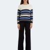 New Sohuman Chandler Cold Colors Sweater Dark Blue