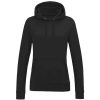 Best Awdis Womens/Ladies Girlie College Hoodie ( ) Black Smoke