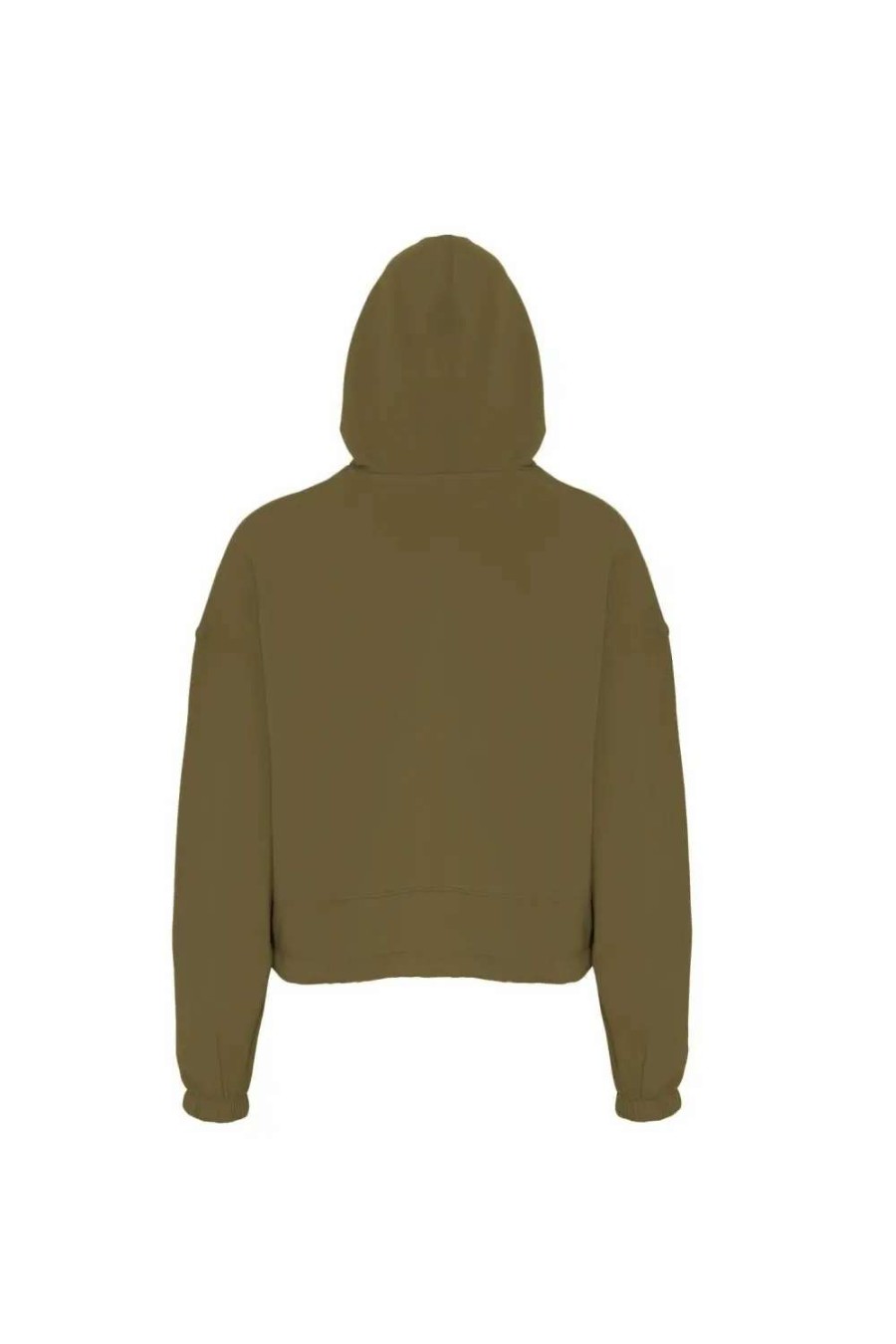 Clearance Tridri Womens/Ladies Cropped Oversize Hoodie ( ) Olive Green