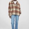 Clearance Anine Bing Flynn Jacket Oatmeal Plaid