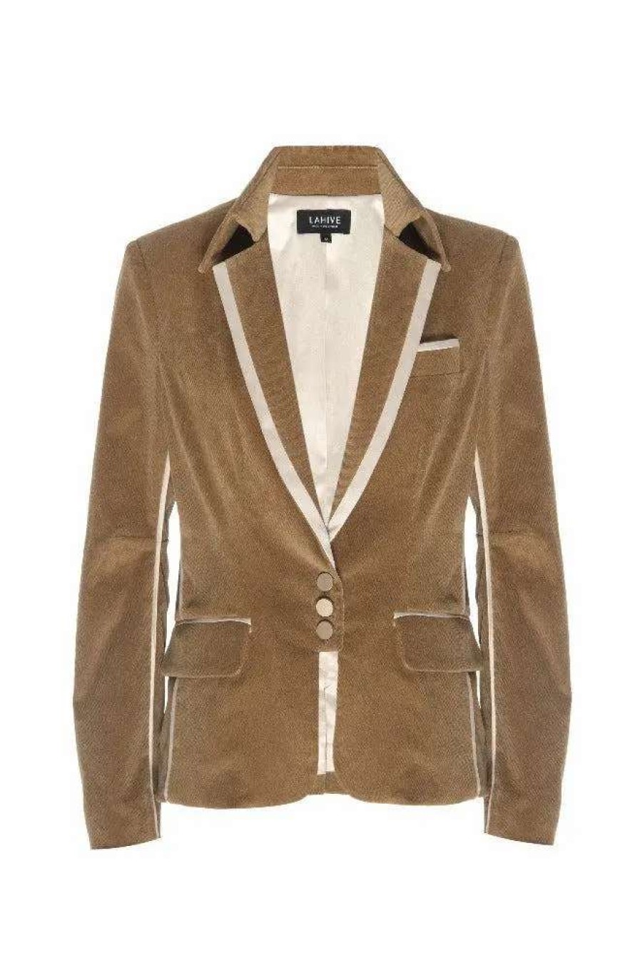 Online Lahive Maxine Velveteen Star Blazer In Caramel