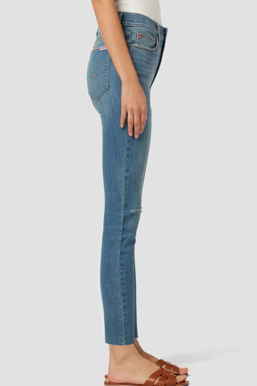 Wholesale Hudson Jeans Blair High-Rise Super Skinny Crop Jean Stallion