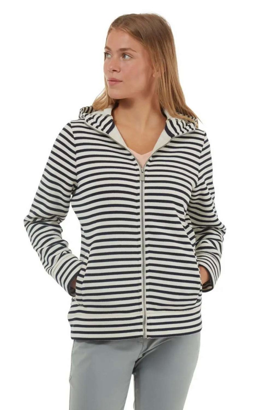 Wholesale Craghoppers Womens/Ladies Amelie Zipped Hoodie ( ) Navy