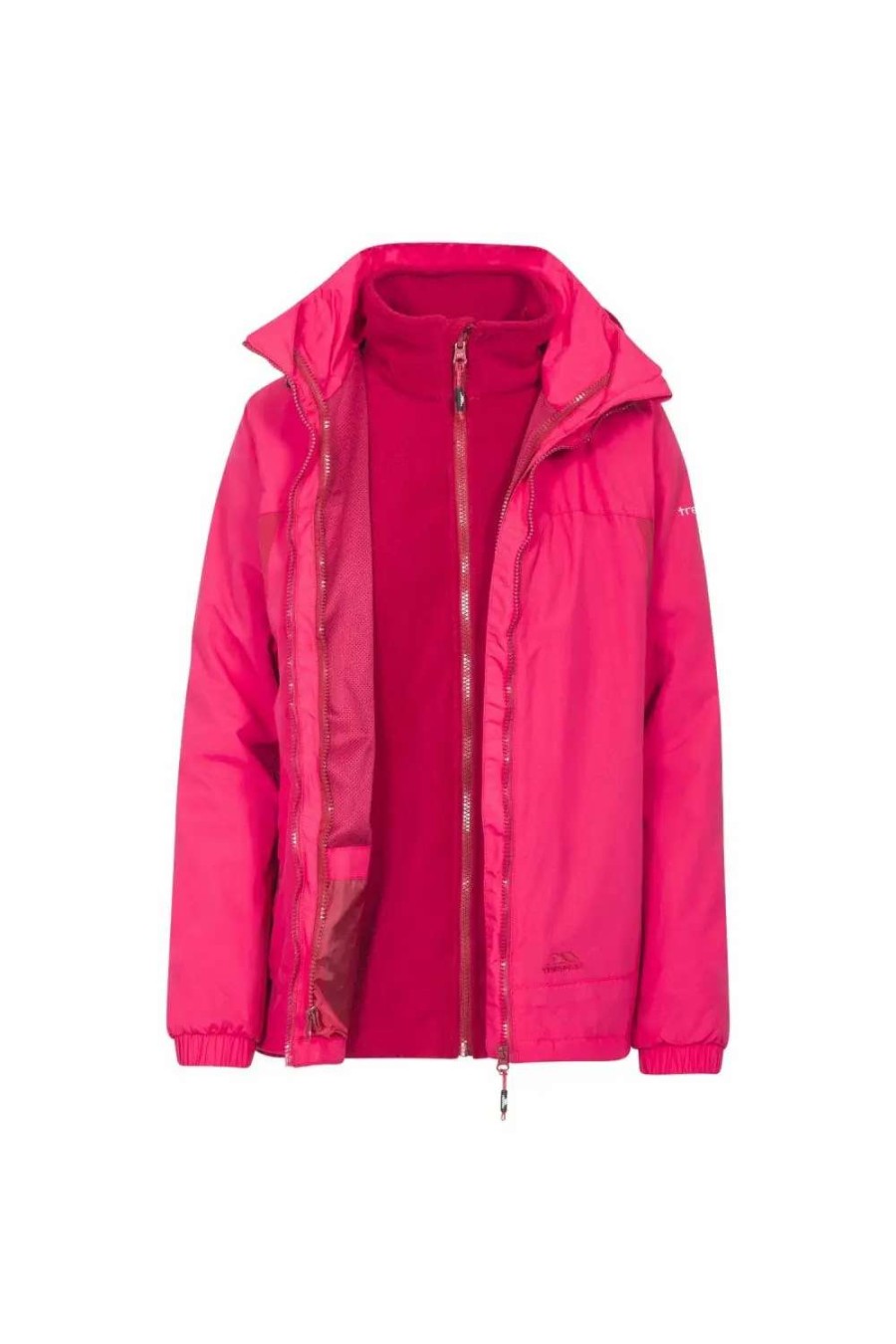 Hot Trespass Womens/Ladies Rewarding 3 In 1 Jacket ( ) Raspberry