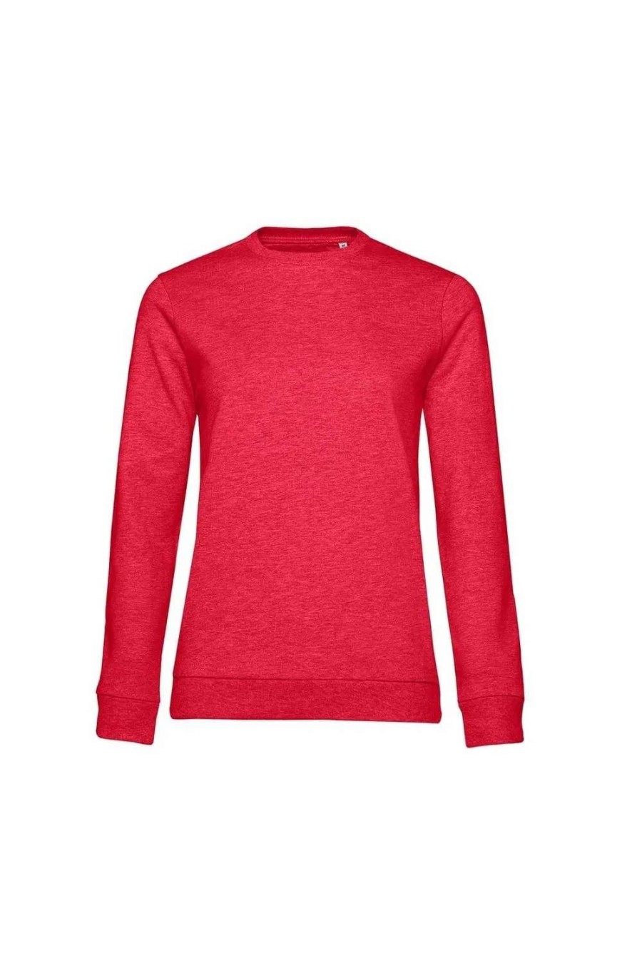 Best B&C B&C Womens/Ladies Set-In Sweatshirt ( ) Red Heather