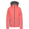 Hot Trespass Womens/Ladies Sandrine Waterproof Ski Jacket ( ) Neon Coral