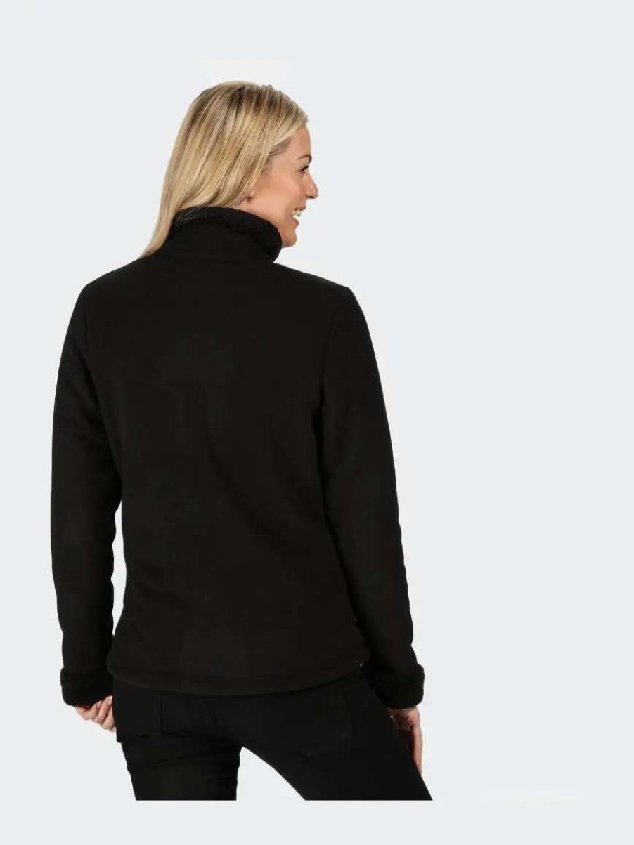 Best Regatta Womens/Ladies Brandall Heavyweight Fleece Jacket Black