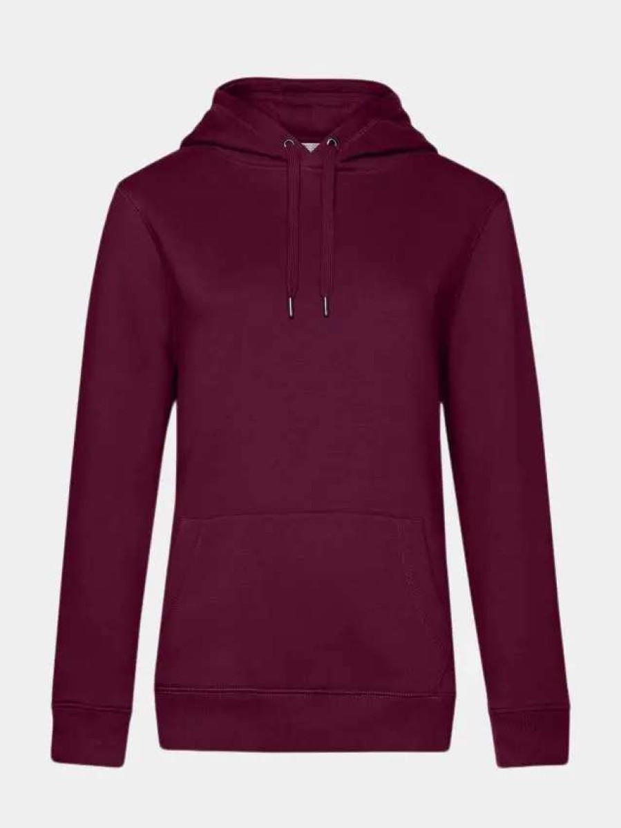 Wholesale B&C B&C Womens/Ladies Queen Hoody Dark Cherry